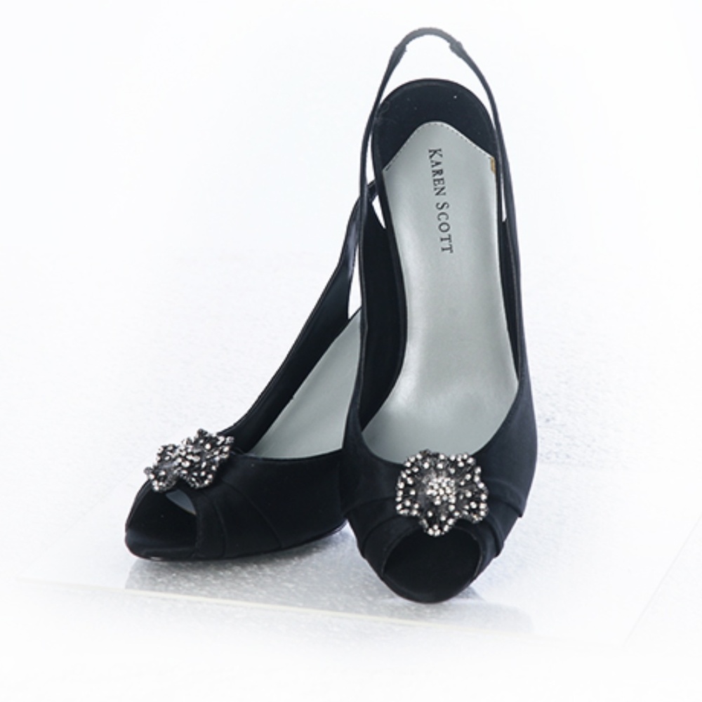 Karen Scott Slingback Beauti Peep Toe Pumps Formal